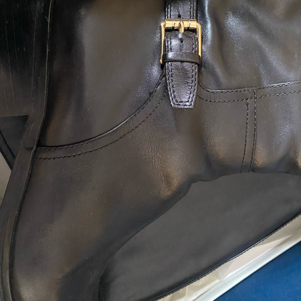 Cole Haan Riding Boots. Black. Barley Worn.